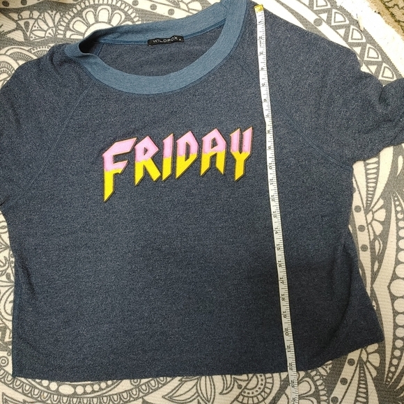 WILDFOX Friday Graphic Top Size S - Picture 13 of 13